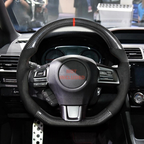 Suede Carbon Fiber Steering Wheel for Subaru WRX STI S209 2015-2021