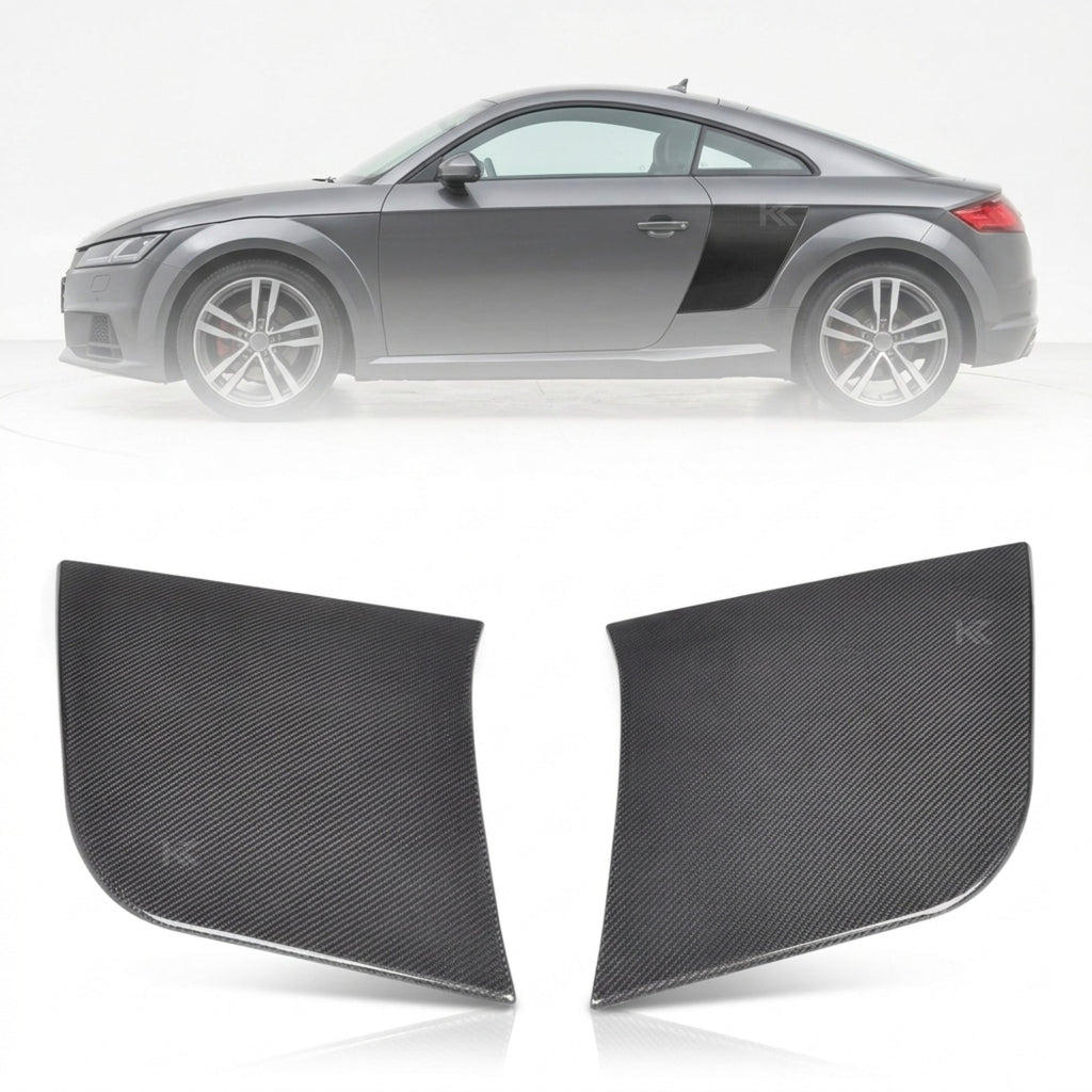 Audi TT MK3 (8S) Carbon Fiber Side Blades – R8-Inspired (2015–2017 Coupe)