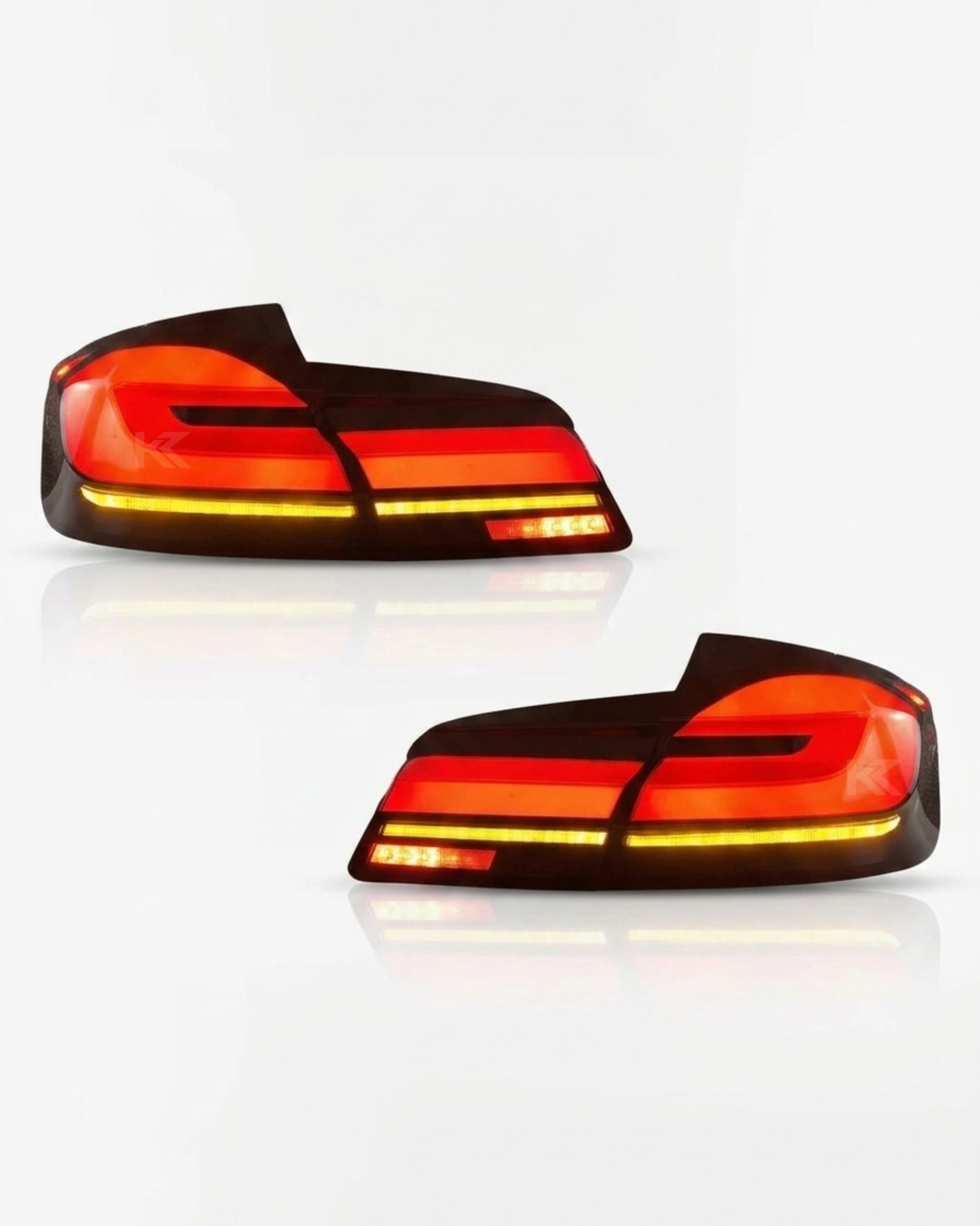 BMW 5-Series F10 F18 Clear (G30 Style) Tail Lights 2011-2017