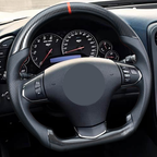 Hydro-Dip Carbon Fiber Steering Wheel for Chevrolet Corvette C6 Z06 2012–2013 with Paddle Shifter Cutouts