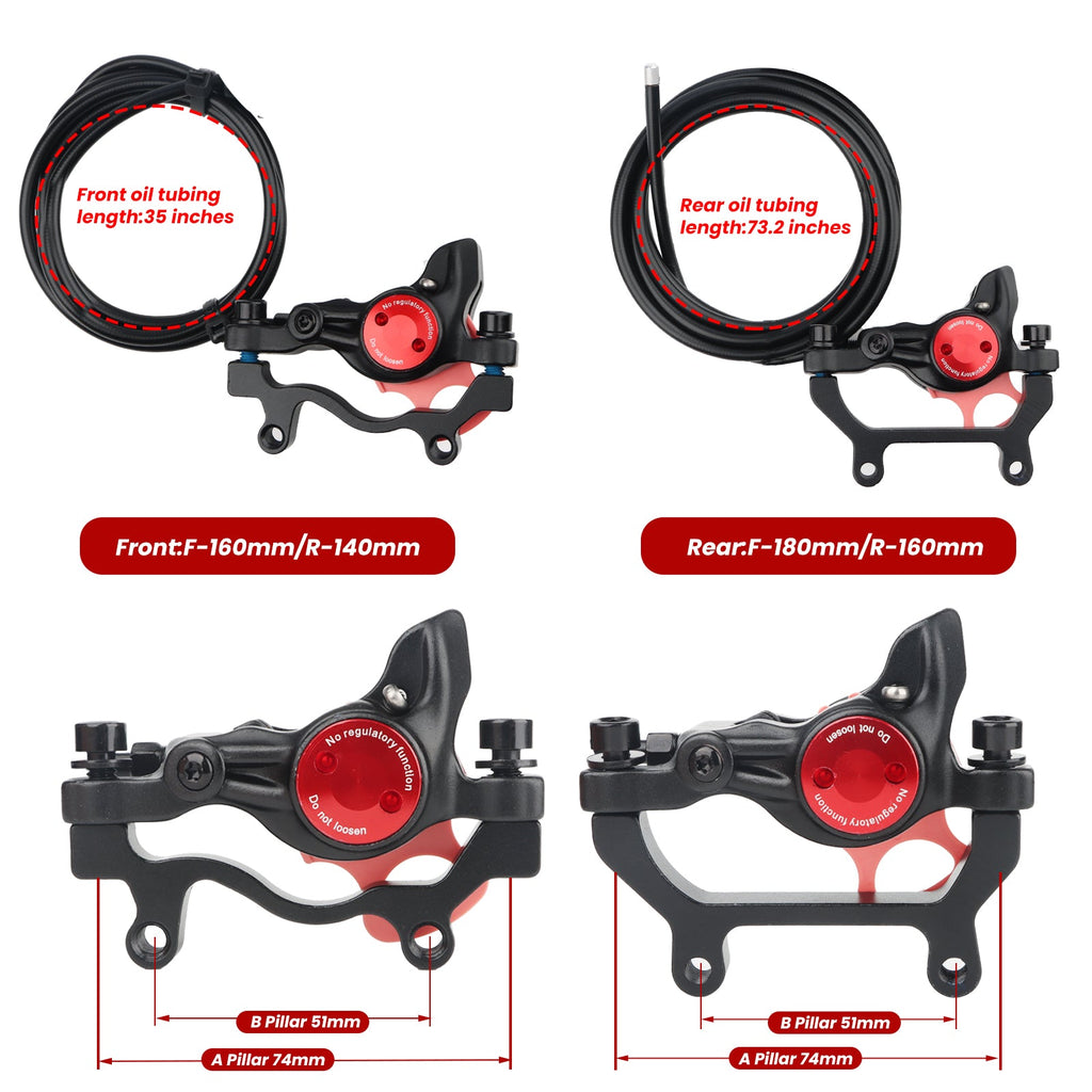 ZOOM HB-875E/876E Electric Bike Hydraulic Disc Brake