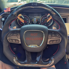 Carbon Fiber LED Steering Wheel for Dodge Charger/Challenger/Durango 2015-2025