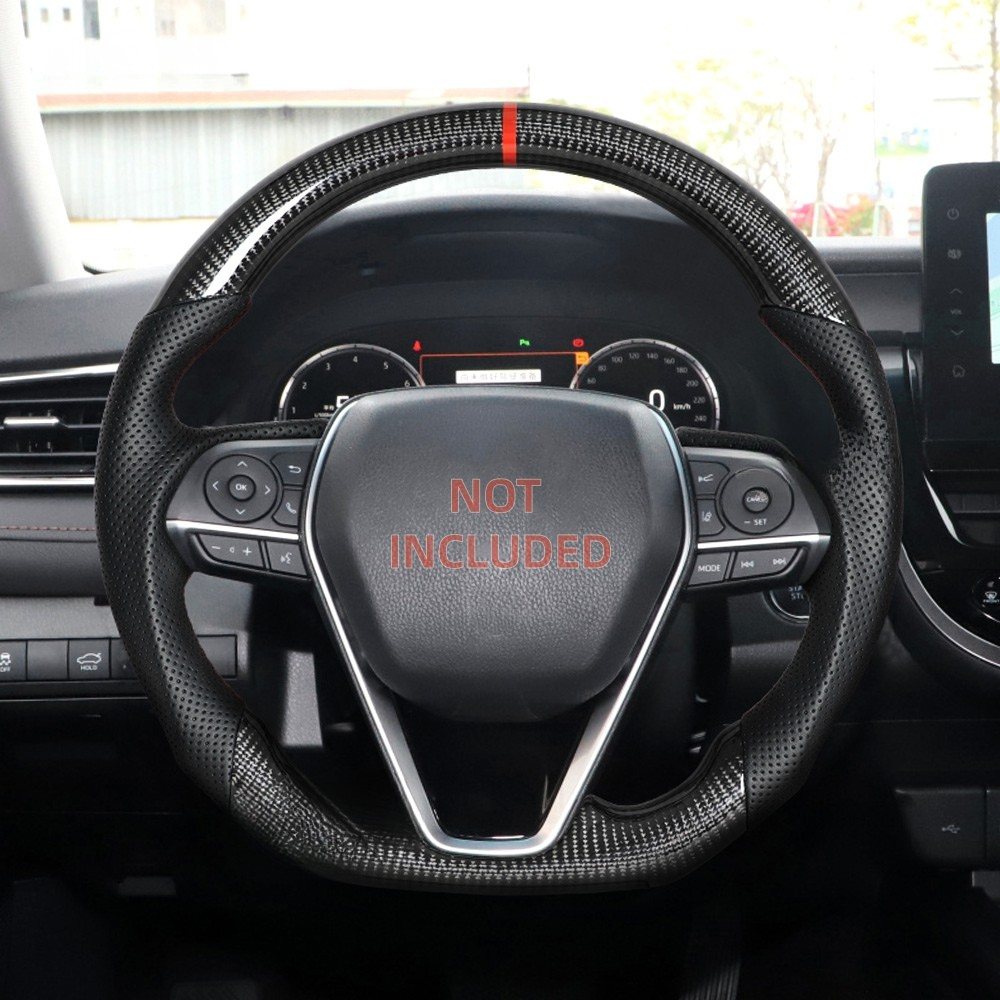 Carbon Fiber Steering Wheel for Toyota Camry Corolla RAV4 2018-2023