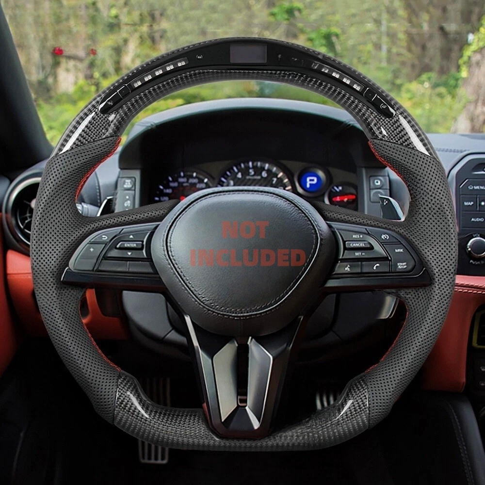 LED Carbon Fiber Steering Wheel for Nissan GT-R R35 2017-2024