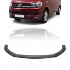 VW Transporter T6 Carbon Fiber Front Lip Extension – Gloss Black (2015–2020)
