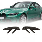 Dry Carbon Fiber Front Fender Vent Trim Set – BMW G80 M3 Competition (2021+)