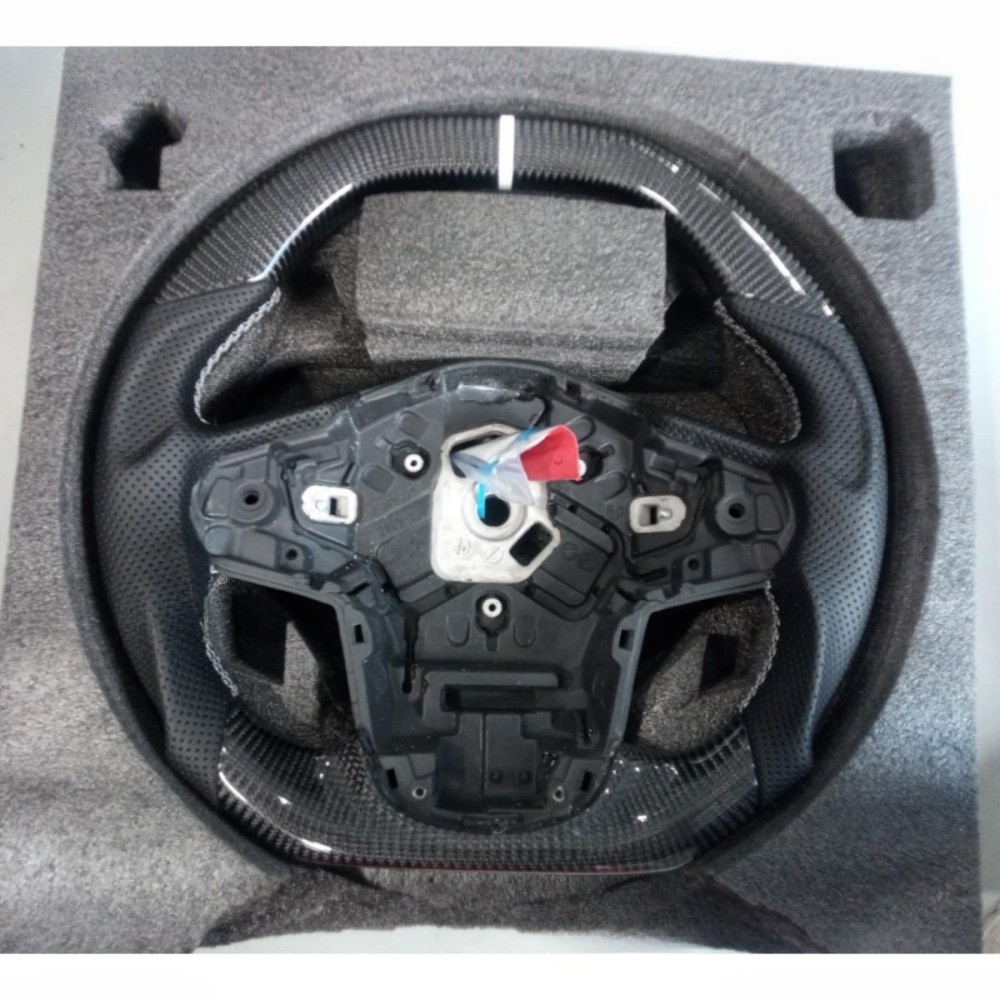 Flat Top & Bottom Carbon Fiber Steering Wheel for Toyota Supra GR A90 (2020-2025)