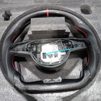 Real Carbon Fiber Steering Wheel for Mercedes-Benz W205 W213 W246 C292 C-Class (Non-Heated & Non-Vibration)