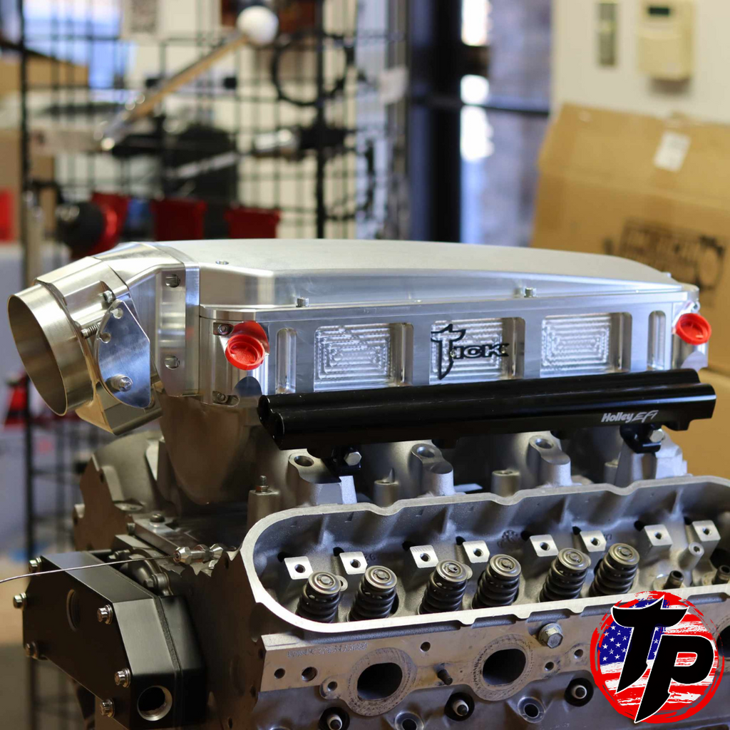 Tick 1500hp Ultra Low Profile Billet Air-to-Water Intercooler for Holley Ram Intakes By Tick Performance