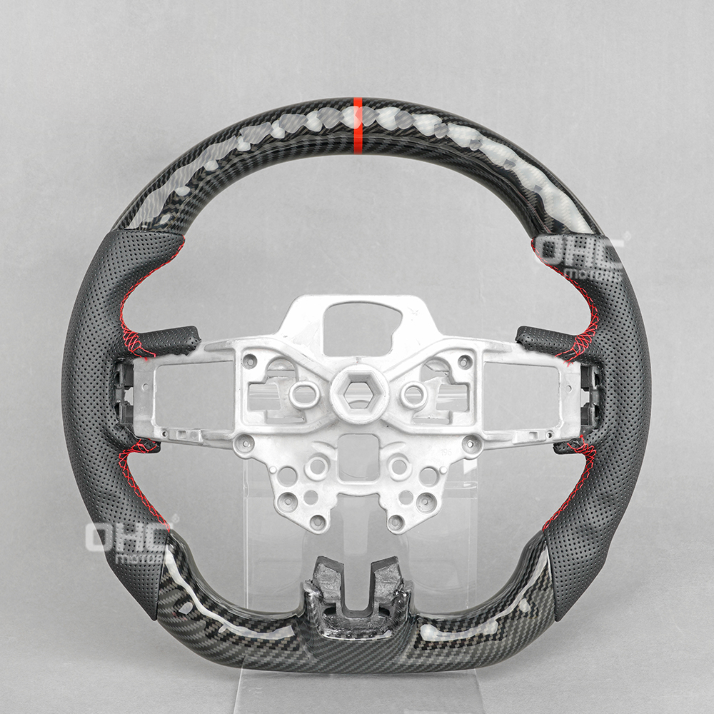 Hydro-Dip Carbon Steering Wheel for Ford Mustang 2015-2023