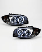 BMW 1 Series 120i 118i E87 Angel Eyes LED Headlights (2005-2011)