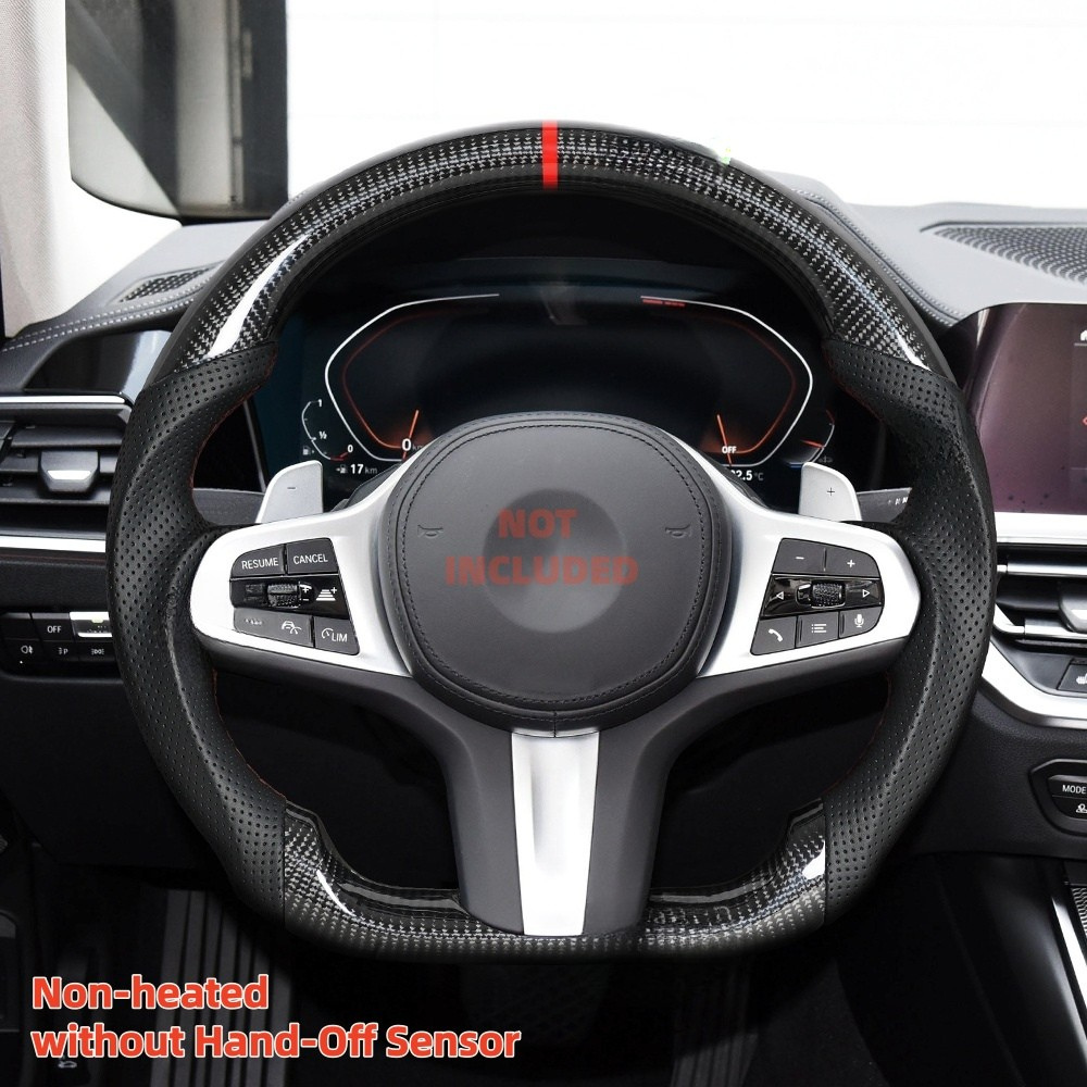 Heated Carbon Fiber Steering Wheel for BMW G20 G80 G82 M3 M4