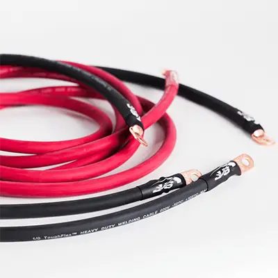 Universal Big 3 Wiring Upgrade Kit (4ft 1/0 Positive, 1 4ft 1/0 Ground, 1 3ft 1/0 Ground) by JS Alternators