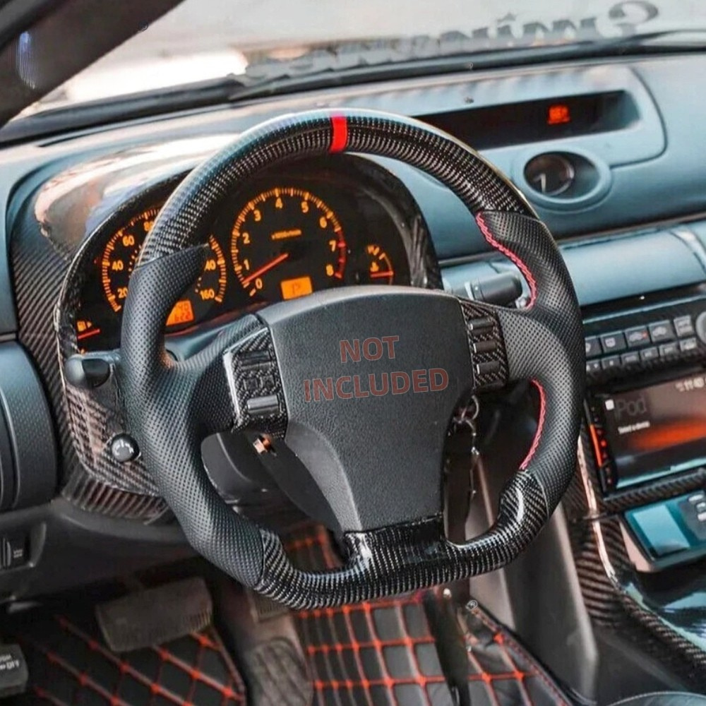 Glossy Carbon Fiber Steering Wheel for Infiniti G35 2004-2007