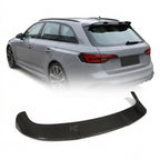 Audi RS4 B9 Dry Carbon Fiber Gloss Black Rear Window Wing Spoiler 3K Twill 2017 - 2024