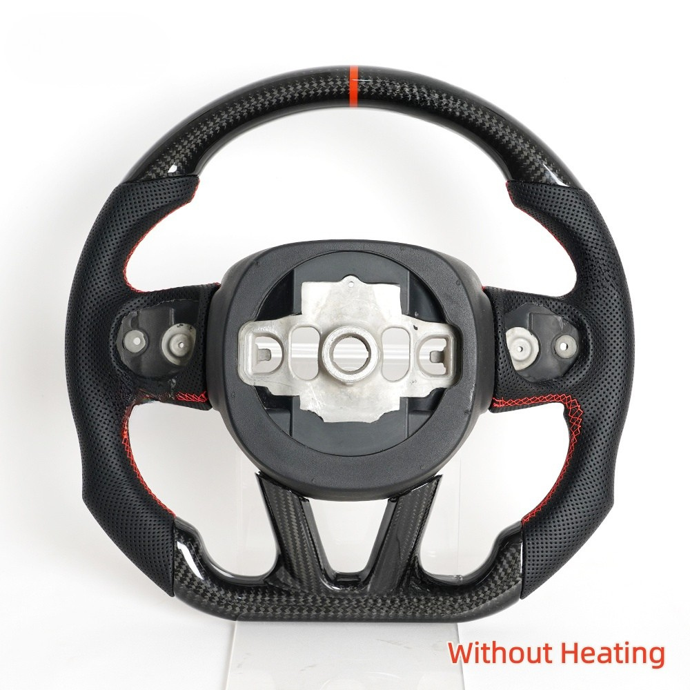 Carbon Fiber Heated Steering Wheel for Dodge 2015-2025