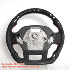 Carbon Fiber LED Steering Wheel for Ford F-150 Raptor 2021-2023
