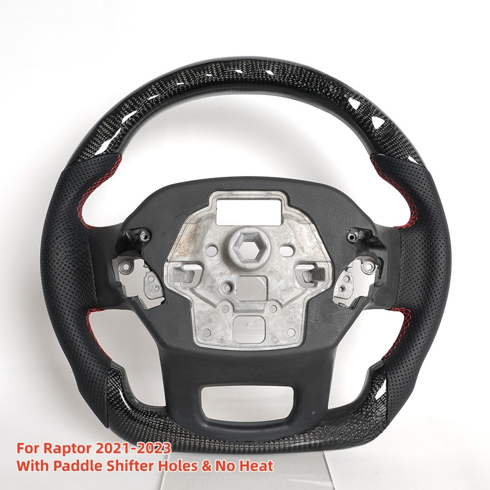 Carbon Fiber LED Steering Wheel for Ford F-150 Raptor 2021-2023
