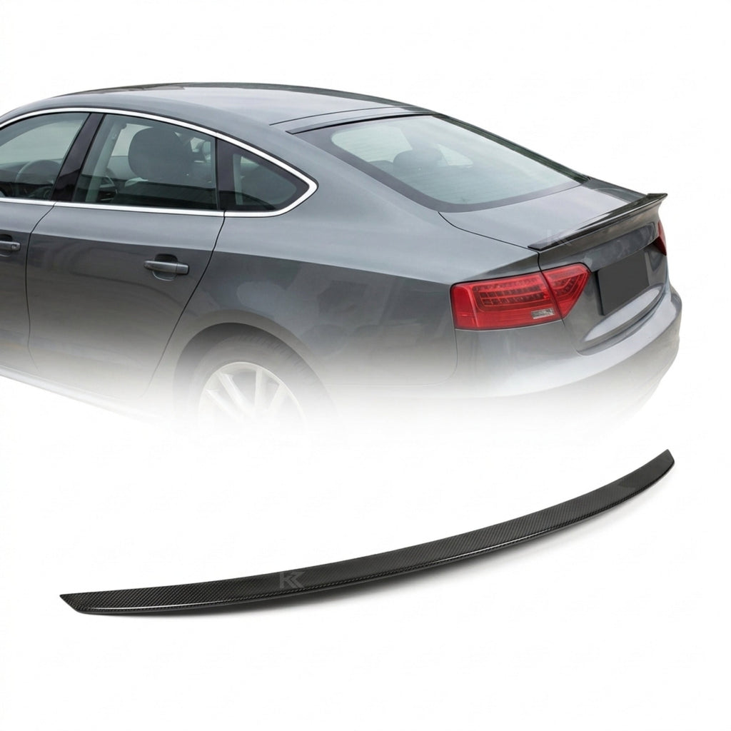 Audi A5 Sportback B8 Carbon Fiber Ducktail Spoiler – S5 Style (2009–2016 8T)