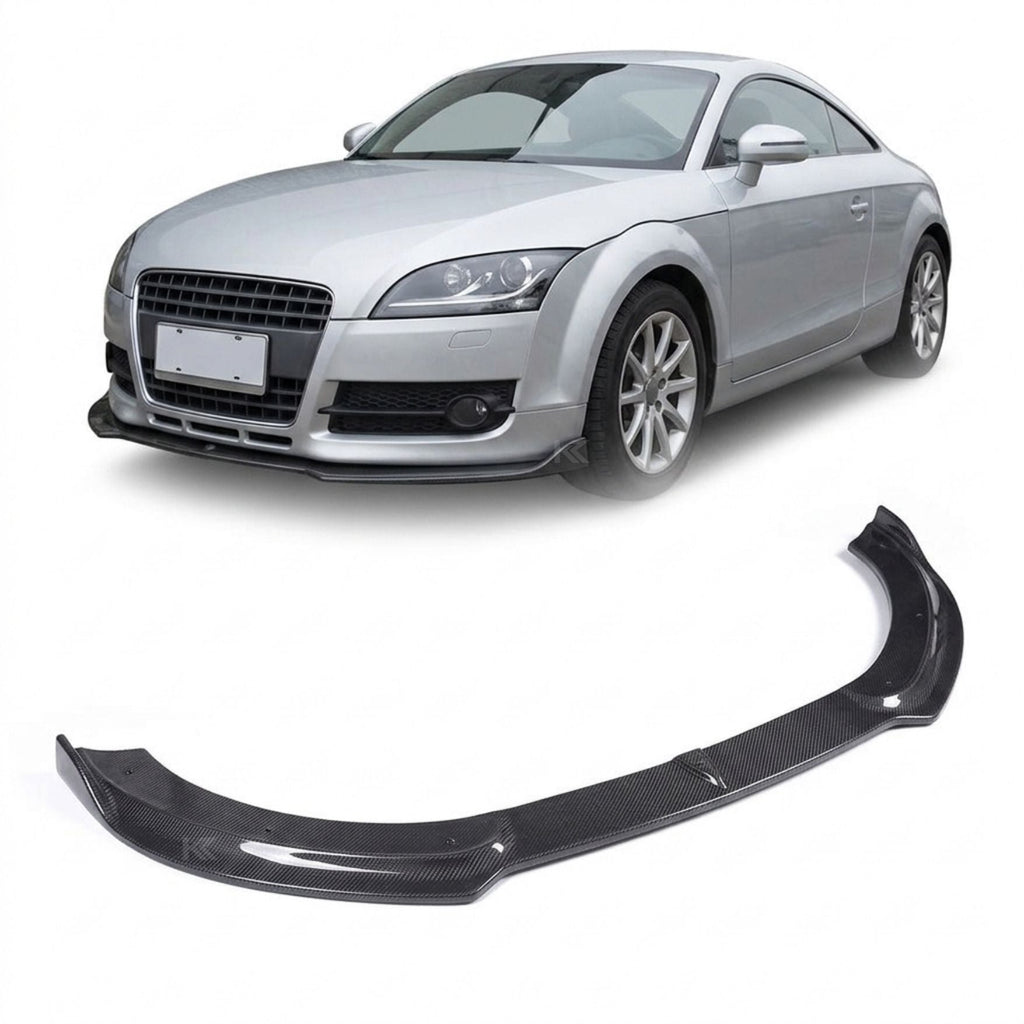 Audi TT 8J MK2 Carbon Fiber Front Lip – Coupe Splitter (2008–2009)