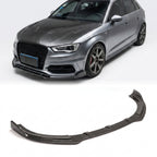Carbon Fiber Front Bumper Lip for Audi A3 S-Line 8V Hatch 2014-2016