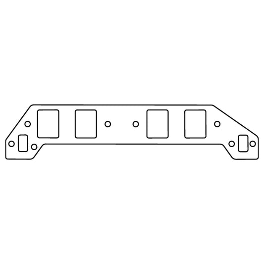 Cometic  GM Gen-V/VI BB V8 .125in Fiber Intake Mani Gskt Set-2.460in x 1.860in Rect. Ports