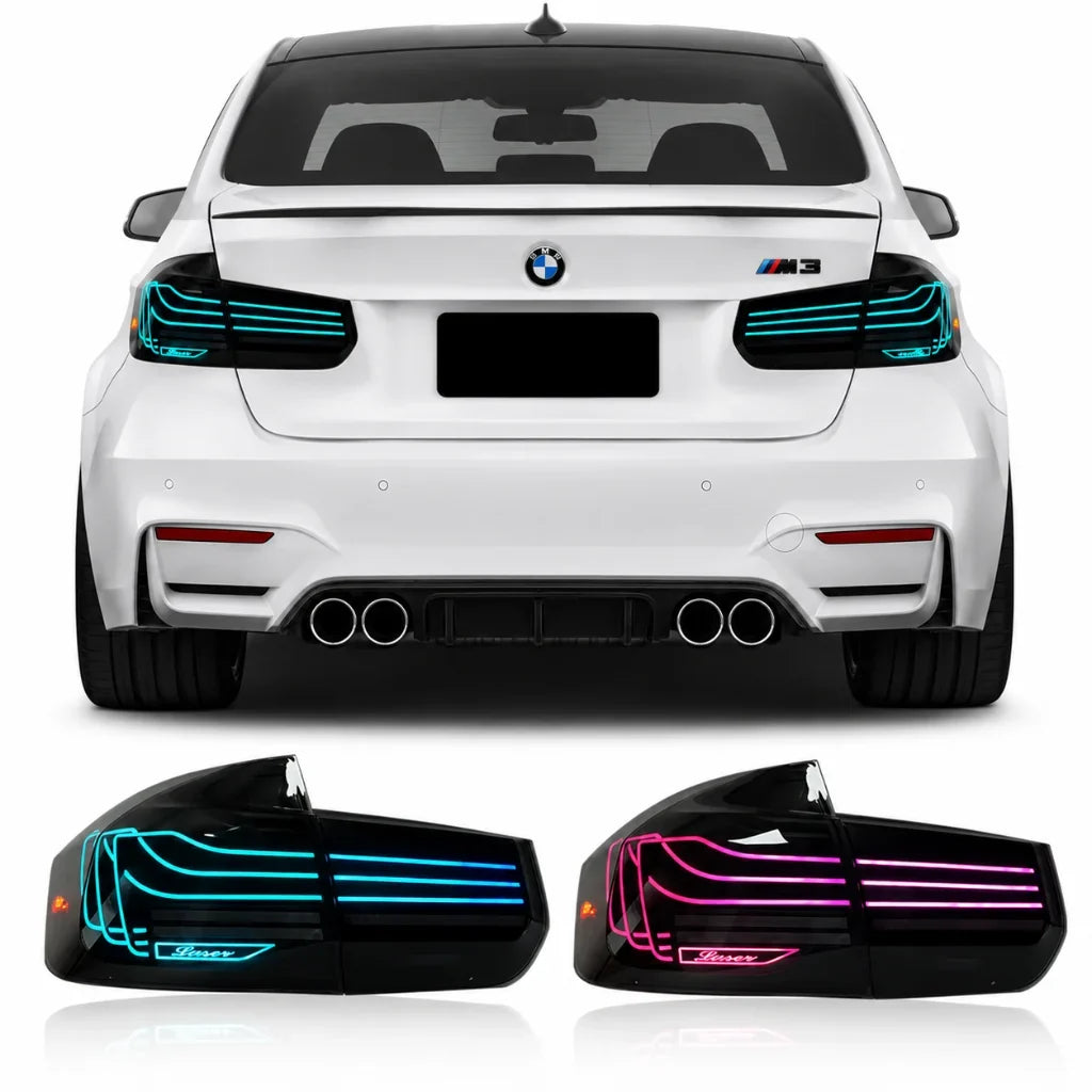 BMW F30/F35 & M3 F80 RGB Style LED Tail Lights Assembly 2013-2018