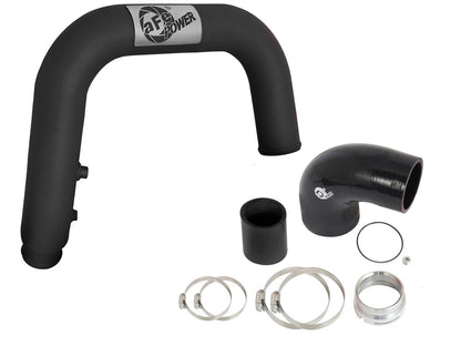 aFe BladeRunner 2.5in Black IC Tube Hot Side w/ Coupling & Clamp Kit 2016 GM Colorado/Canyon 2.8L