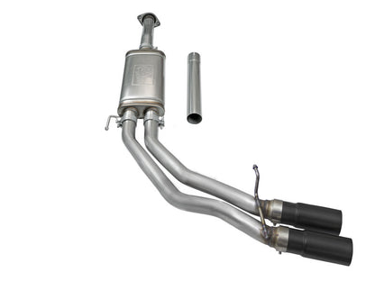 aFe Rebel Exhausts 3in SS Cat-Back 15-16 Ford F-150 EcoBoost V6 2.7/3.5L V8 5.0L w/ Black Tips