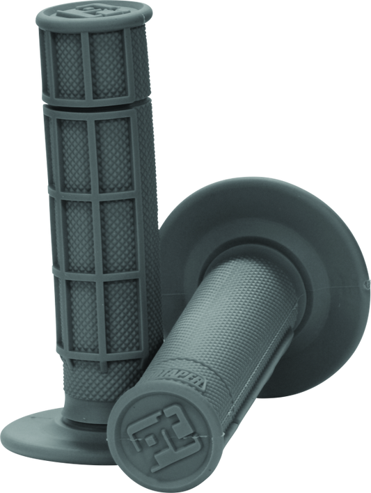 ProTaper Race Cut 1/2 Waffle Grips - Grey