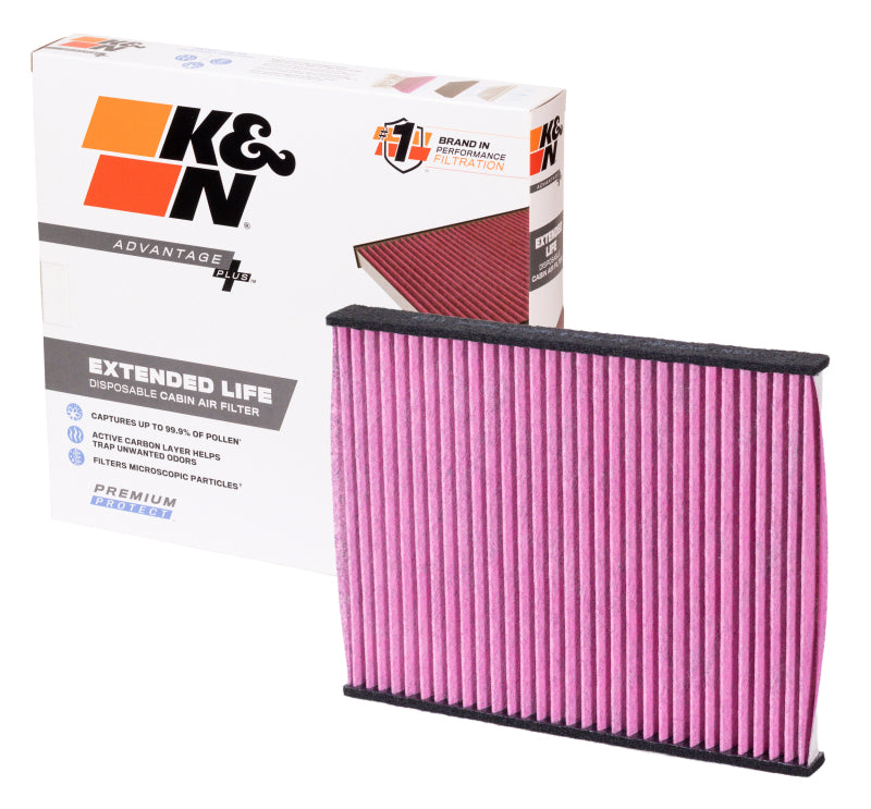 K&N Disposable Cabin Air Filter Advantage Plus 18-22 Ford EcoSport