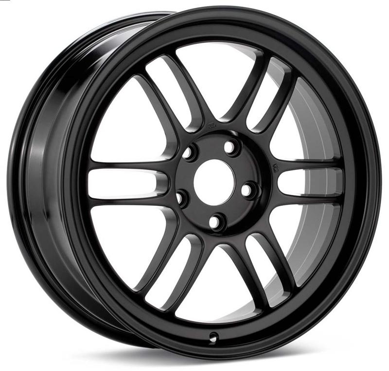 Enkei RPF1 17x7.5 5x100 48mm Offset 73mm Bore Matte Black Wheel  02-10 WRX & 04 STI (MOQ 40)