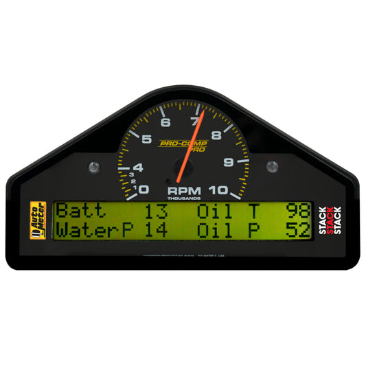 Autometer Pro-Comp Race Dash Display 0-3-10K RPM / WTRP / FUELP / OILP / OILT / WTMP / VOLT