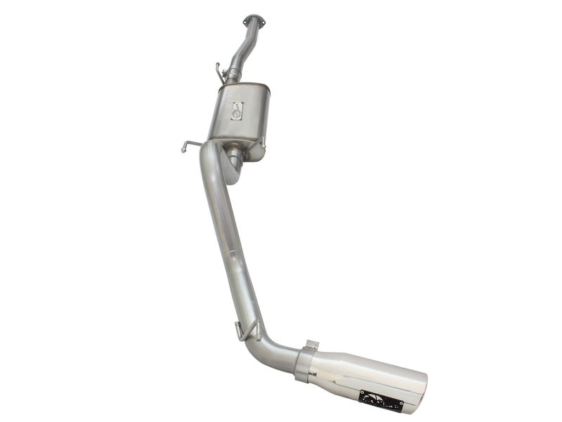 aFe MACH Force XP 2.5in Cat-Back Stainless Steel Exhaust w/Polished Tip Toyota Tacoma 13-14 2.7L