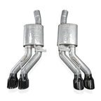 Stainless Works 22-25 Cadillac CT5-V Blackwing Axle Back Exhaust - Black Chrome Tips