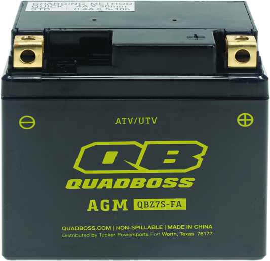 QuadBoss Maintenance-Free AGM Battery QBSZ7S-FA