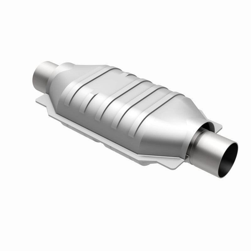 MagnaFlow Univ Cat Conv 2.25in Inlet/Outlet Center/Center Oval 12in Body L x 7in W x 16in Overall L