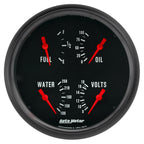 Autometer Z-Series Quad 5in. - 0 OhmE-90 OhmF