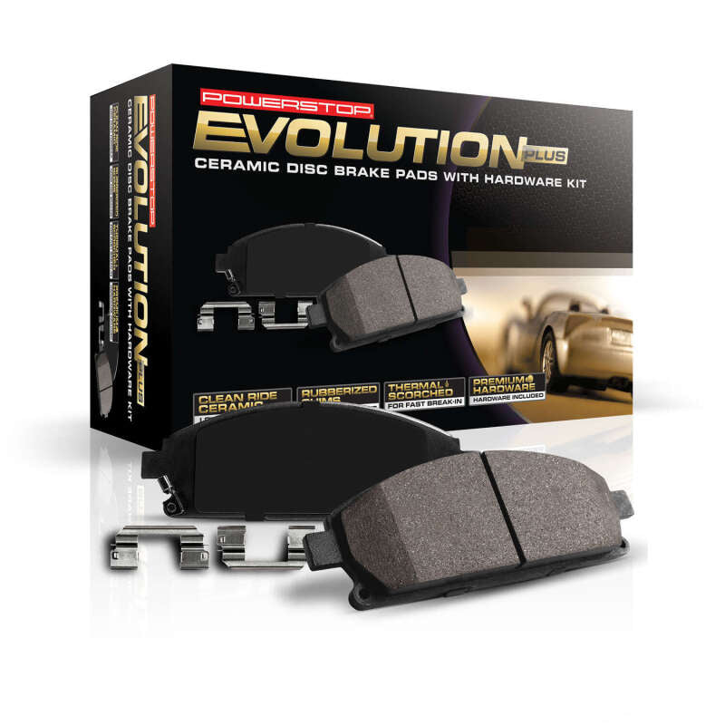 Power Stop 2015 Subaru Legacy Front Z17 Evo Ceramic Pad w/Hardware