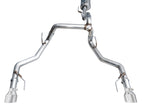 AWE Tuning 2021+ Ford F150 Tremor w/ Bumper Cutouts 0FG Resonated Cat-Back w/ Chrome Silver Tips