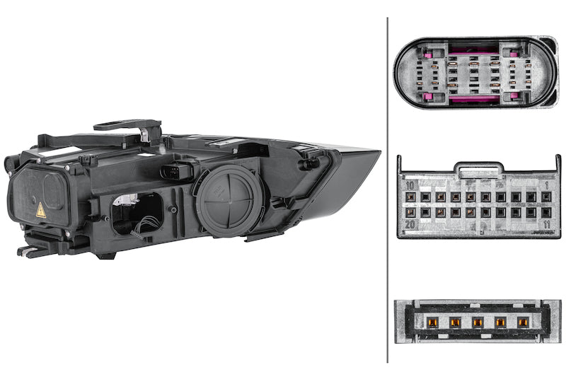 Hella 2015-2018 Audi Q3 Bi-Xenon Headlight Assembly