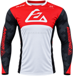Answer LE Elite Camo Jersey Red/White/Black - Small