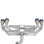 Invidia 2022+ Volkswagen Golf R MK8 76mm R400 Valved Cat Back Exhaust Rolled TI Tips