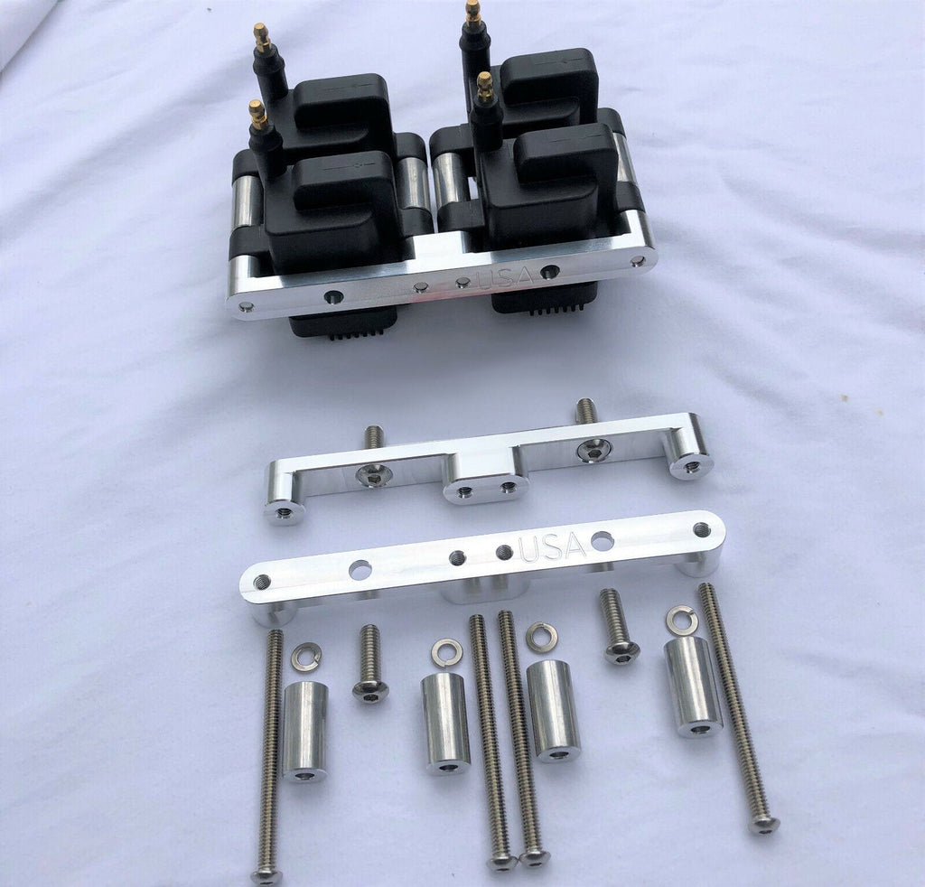 Smart High Output Ignition Coils Bracket for V8 HalTech FuelTech MicroTech AEM - Bull Boost Performance