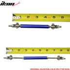 Universal Adjustable 5.5"-8" 2PCS Blue Bumper Lip Splitter Chin Rod
