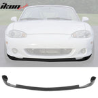 2001-2005 Miata MX-5 RS Style Unpainted Black Front Bumper Lip PU