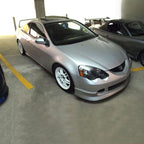 Fits 02-04 Acura RSX DC5 Poly- Front Bumper Lip+ Rear Bumper Lip PU