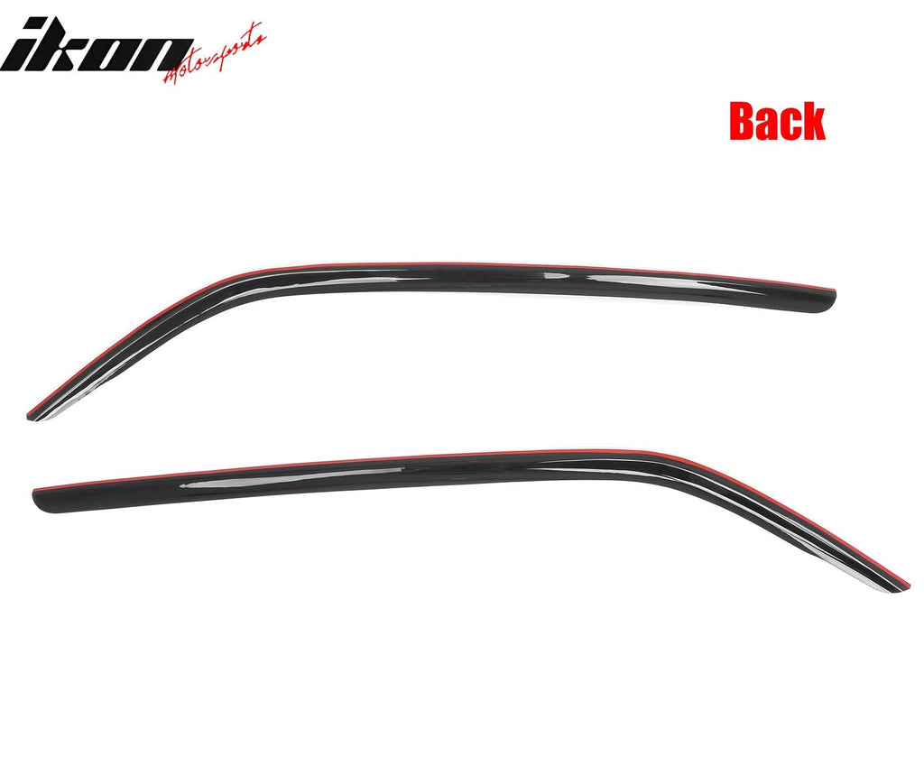 2003-2008 Subaru Forester Slim Style Smoke 2PCS Window Visor Acrylic