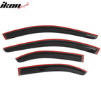 2004-2008 Acura TSX Slim Style Smoke Tinted Visor Windows Acrylic