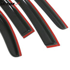 2004-2008 Acura TSX Slim Style Smoke Tinted Visor Windows Acrylic